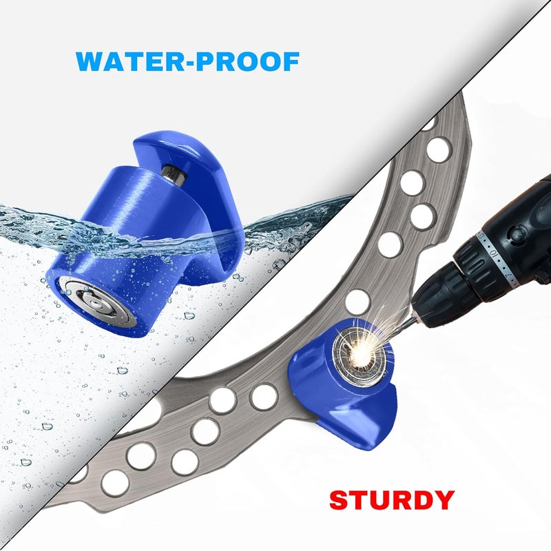 UP Security Disc Brake Lock for Motorcycle Accessories Heavy Duty Bike Bicycle Anti Theft Lock Compact Electric Scooter Ebike Powersports Wheel Hover Disc Locks (Blue) - Image 3